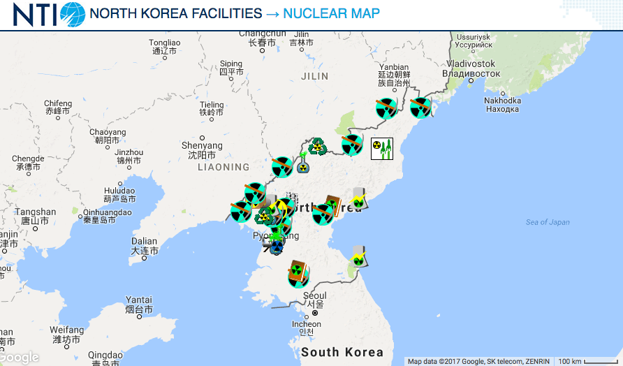 Image North Korea nuclear map NTI - MAR14
