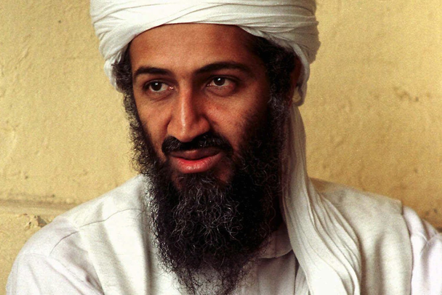 Osama bin Laden, April 1998, Afghanistan (AP)